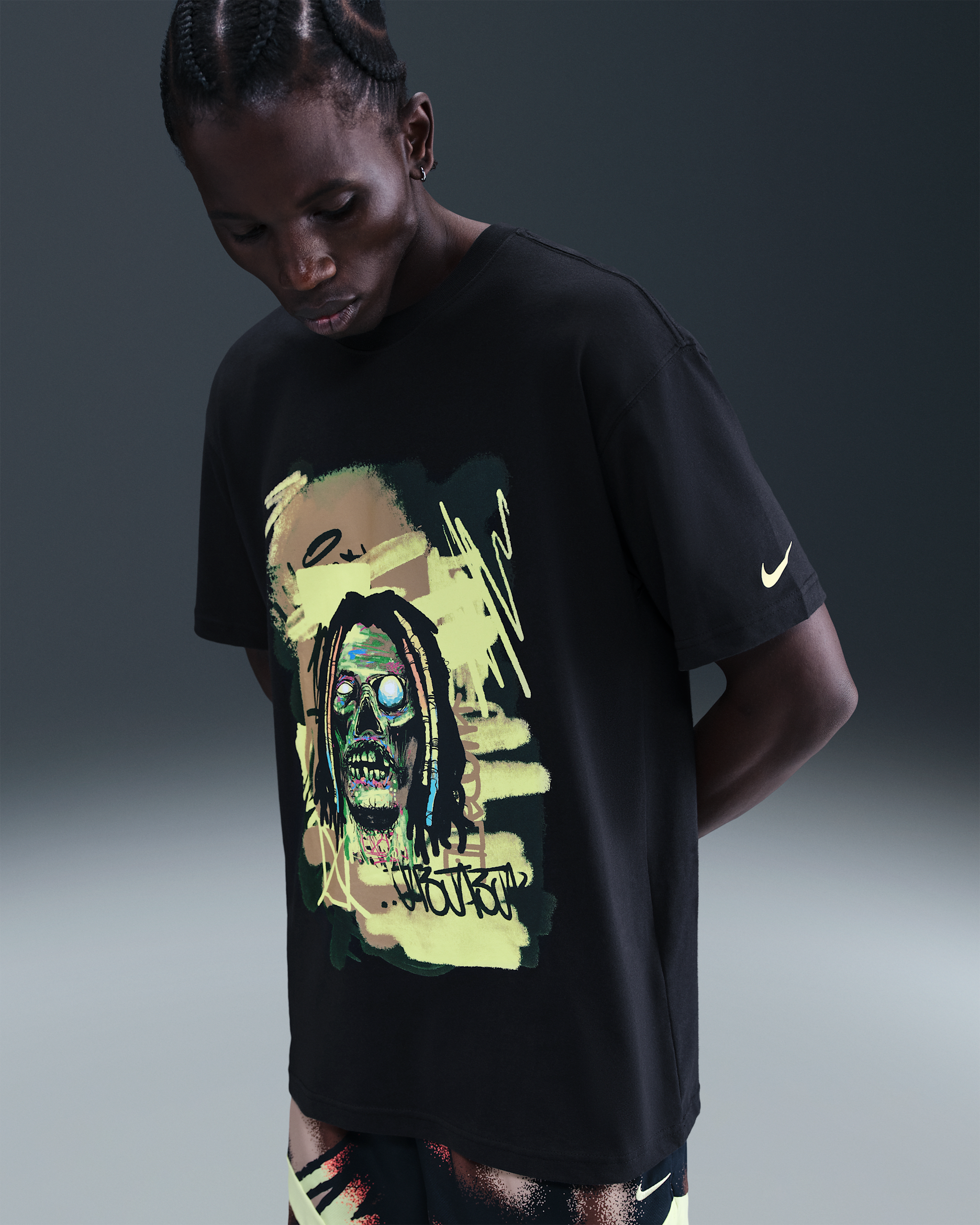 NIKE NOSHIRO BASKETBALL Tシャツ ブラック Ja Nike Men's Basketball M90 T-Shirt. Nike.com